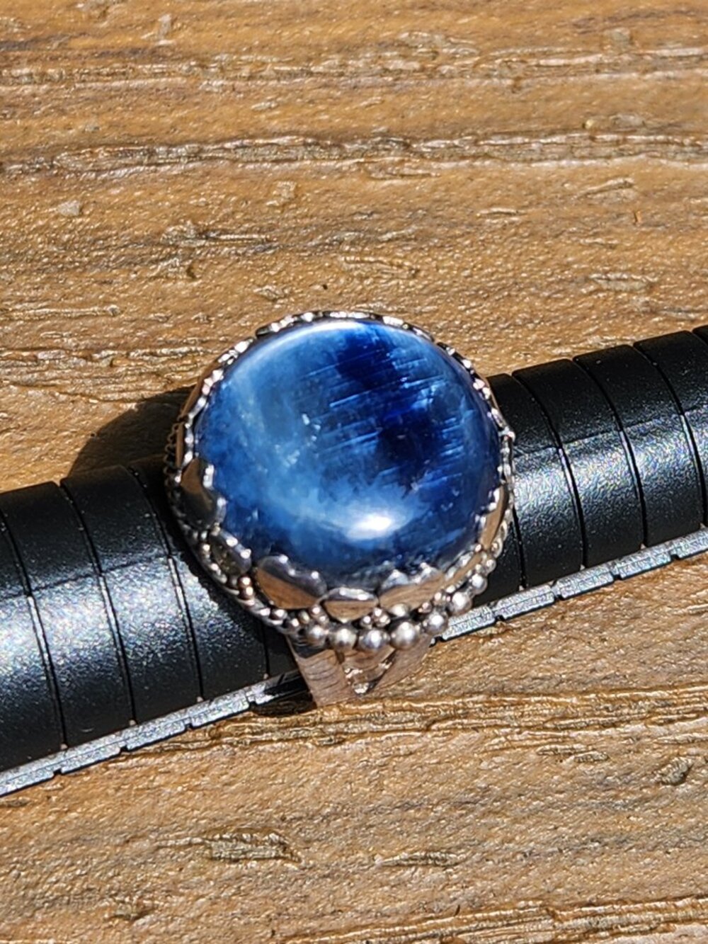 SAJEN Blue Kyanite RING, size 8 - Picture 2 of 14